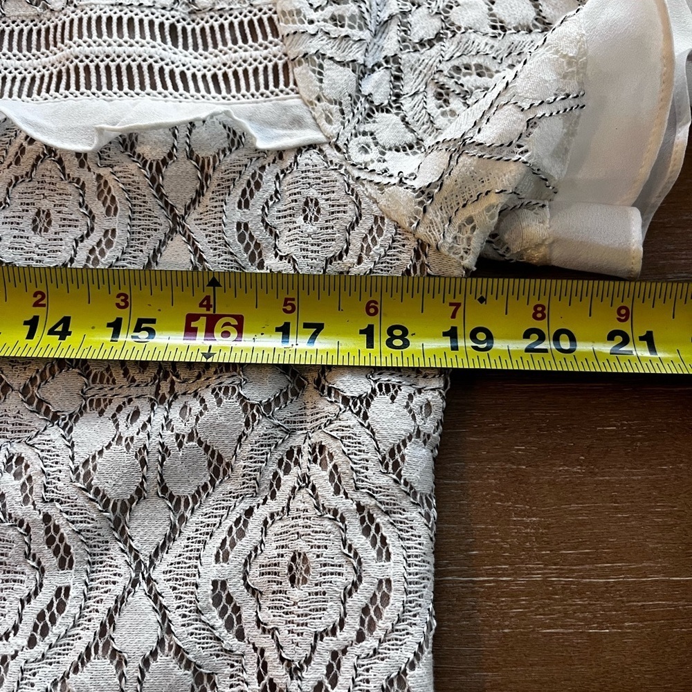 Ethereal by Paper Crane Lace Dress Medium - Picture 9 of 12